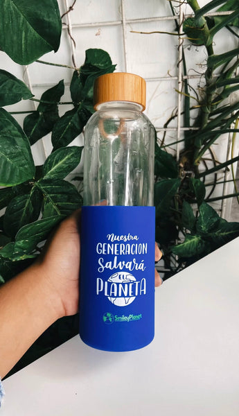 Botella de Vidrio con Tapa Biodora 700ml - Ecoalia Zero Waste