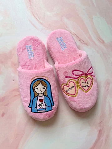 Pantuflas virgencita