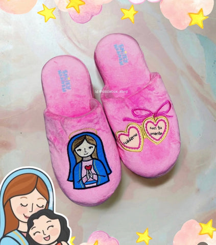 Pantuflas virgencita