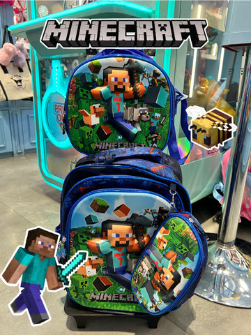 Set mochila Minecraft
